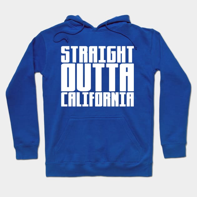 Straight Outta California Hoodie by colorsplash